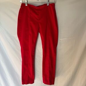 ​LAUREN Ralph Lauren Red Slim Ankle Pants Stretch Size 2